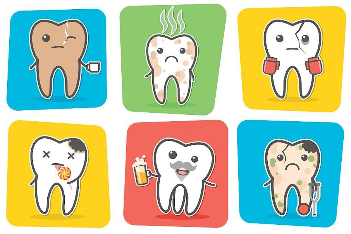 3 fatores que deixam manchas nos dentes causando descoloração
